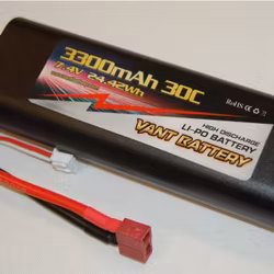 2S 7.4v 3300mah LiPo 30C Hard Case