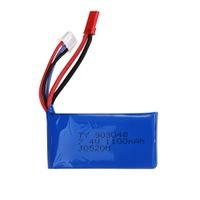 2S 7,4 volt 25C 2000 mAh LiPo JST plugg