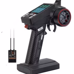 CT-8A 2.4G 6CH FHSS pistolstyring for bil, båt,tanks