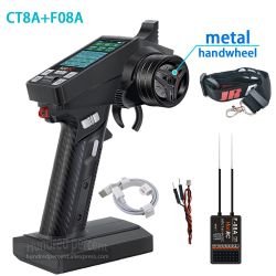 CT-8A 2.4G 6CH FHSS metall pistolstyring for bil, båt,tanks