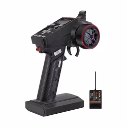 CT-6A 2.4G 6CH FHSS pistolstyring for bil, båt,tank