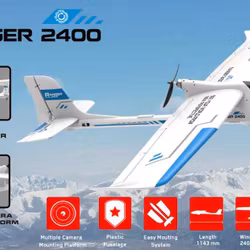 Ranger 2400 FPV Airplane med 8-kanals radio med gyro RTF