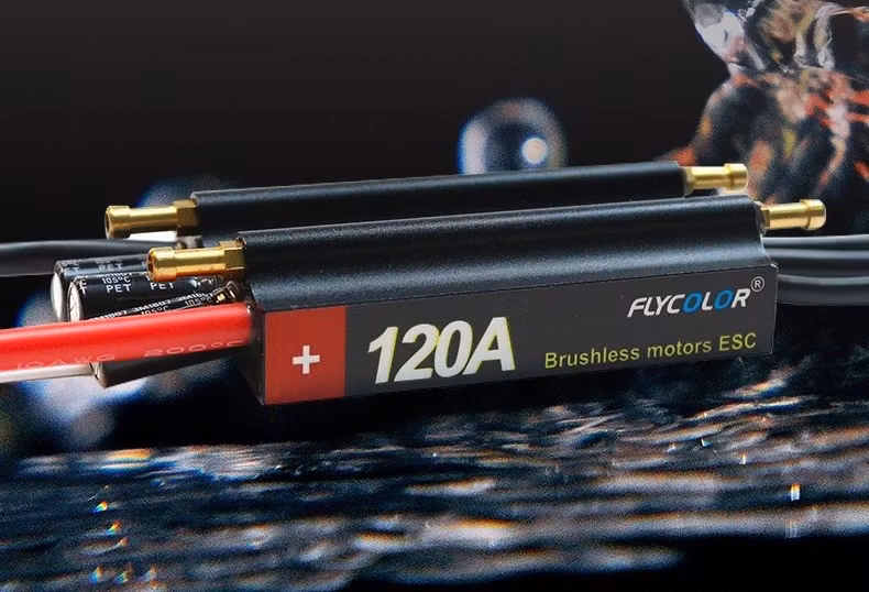 Flycolor 120 Amp vannkjølt fartsregulator