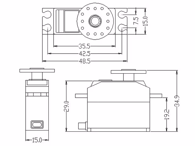 WK-P0260 26 gram mini servo