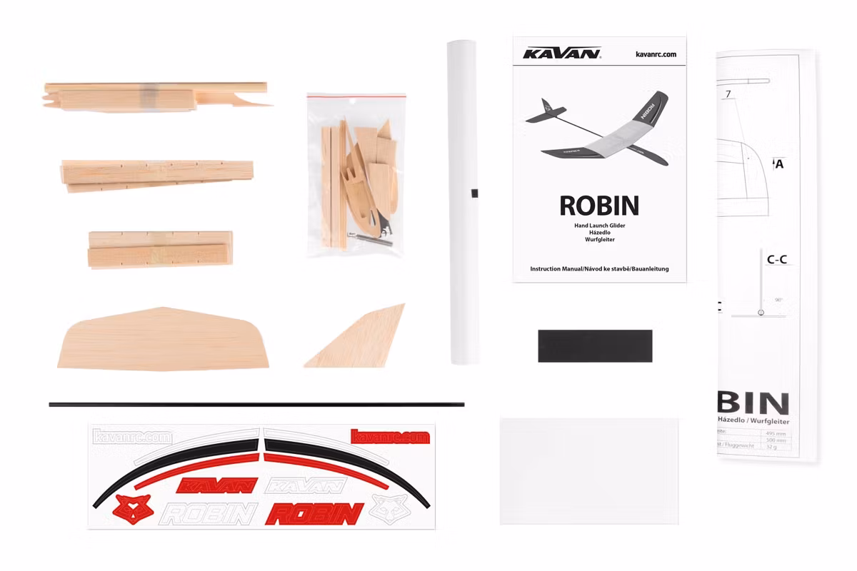 Kavan Robin Glider komplett byggesett
