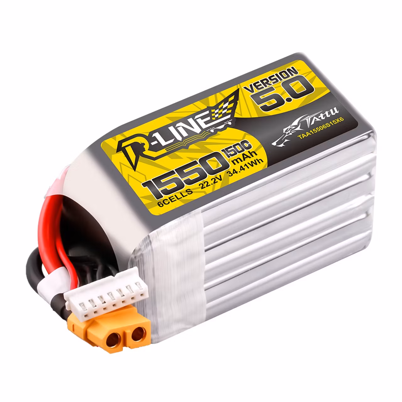 ACE Tattu R-Line Version 5.0 V5 1550mAh 6S 150C Lipo XT60