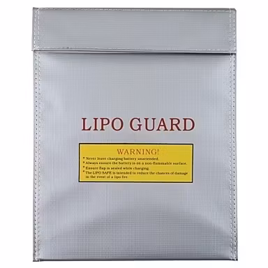 Brannsikker ladepose for LIPo batterier