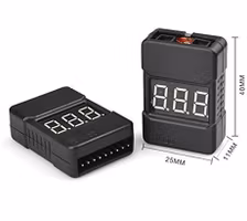 1-8S Lipo Battery Voltage Tester/ Low Voltage Alarm/ Battery Checker