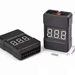 1-8S Lipo Battery Voltage Tester/ Low Voltage Alarm/ Battery Checker