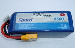 Spard 5S 18,5V 50C 5500 mAh XT90 antispark plugg