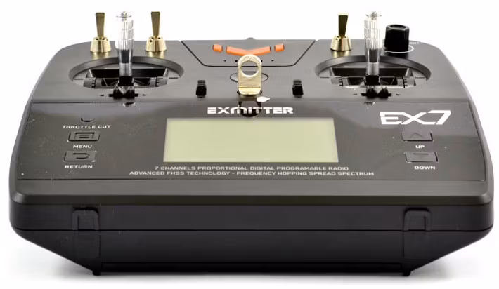 Exmitter EX7 2.4GHz FHSS 7-Channel Radio W/LCD Screen