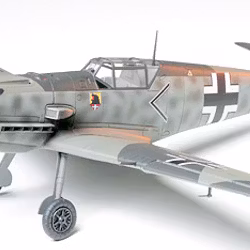 MESSERSCHMITT BF109 E-3 dessert plastbyggesett