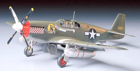 North American P-51D Mustang plastbyggesett