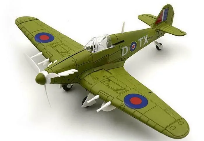 Hawker Hurricane WW2 fighter plastbyggesett - RCModeller
