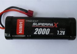 7,2 volt 2000 mAh NiMh