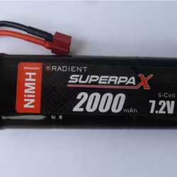 7,2 volt 2000 mAh NiMh
