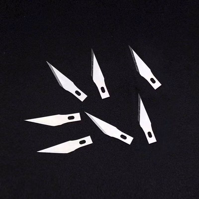 Presisjons skalpell hobby knivblad 7 stk