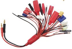 1 til 19 multifunksjon ladekabel bananplugger