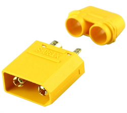 Amass XT90 Regulatorside Male plugg med koblingslokk