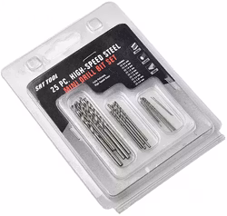 Miniatyr Bor Set High Speed Steel 25 stk