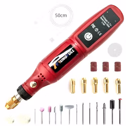 Mini drill oppladbar USB 24 pcs