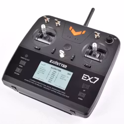 Exmitter EX7 2.4GHz FHSS 7-Channel Radio W/LCD Screen