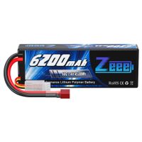2S 7,4v 6200mah LiPo 60C Hard Case T-plugg