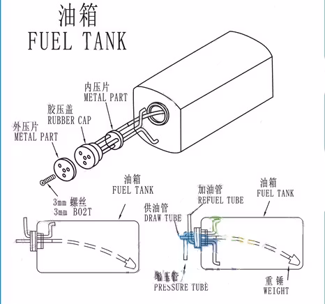 Fueltank 260 ccm