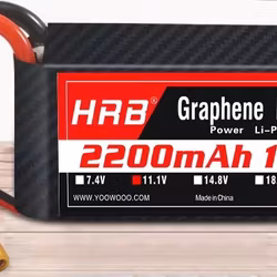 Graphene 11,1 volt 3S 100C 2200 mAh LiPo XT60 plugg