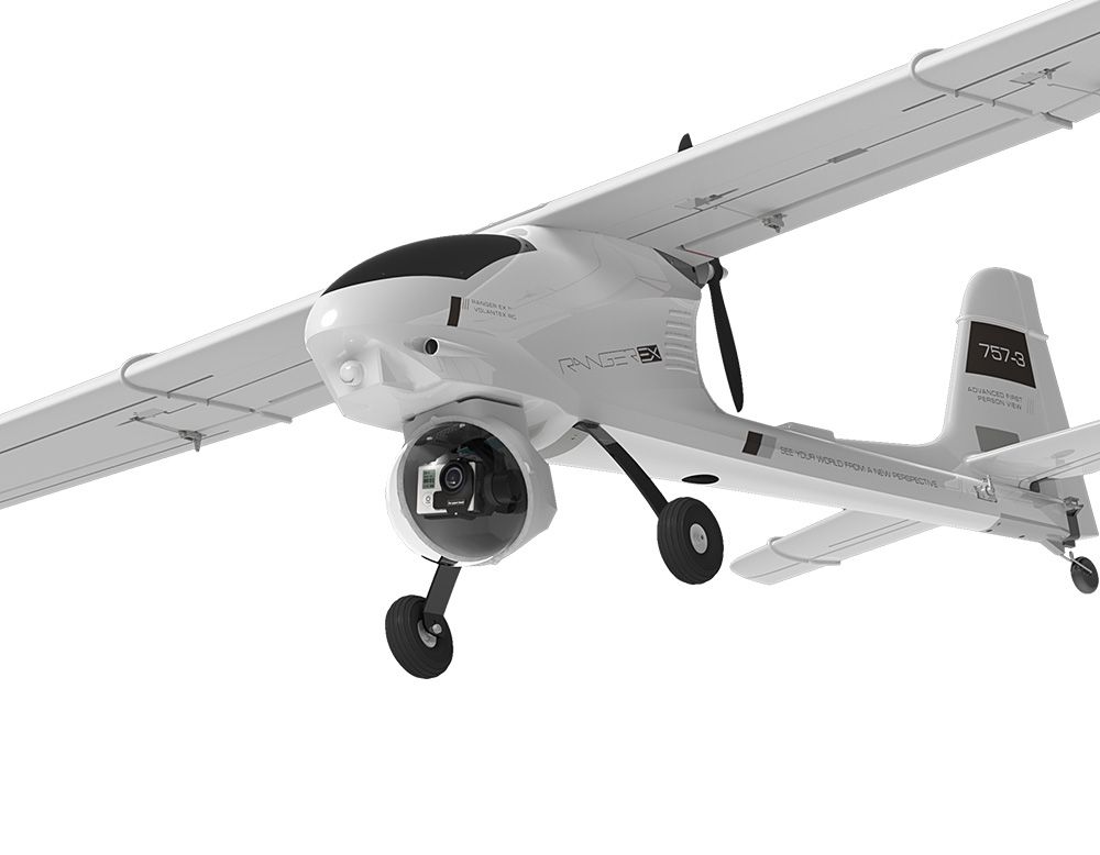 Kameradome med gimbal for FPV