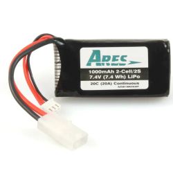 2S 7,4v 1000mah LiPo 30C Tamiya-plugg