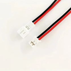 JST PH 2,0 2 pin hann hun plugg med kabel