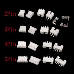 JST PH 2,0 2, 3, 4, 5 pin hann hun plugg