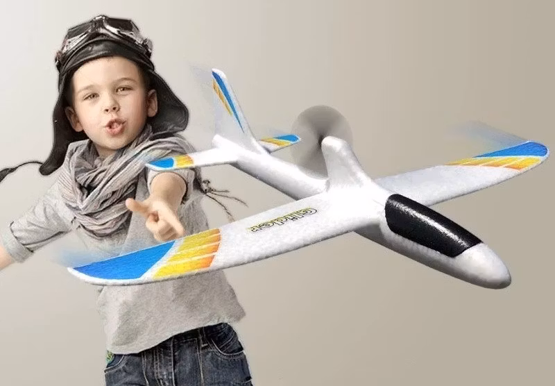 Motorisert glidefly med lysdioder 36 cm