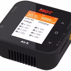 New ISDT Air8 Lipo Balance Charger Discharger 20A 500W DC 1-8S