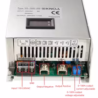POWER SUPPLY 1500 watt 0-48 volt DC display
