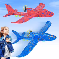 Condor V3 kastefly glider med motor og lysdioder - lang flytid!