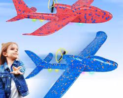 Condor V3 kastefly glider med motor og lysdioder - lang flytid!