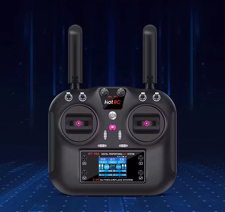 HT-10A 2.4G 10CH FHSS TX med 10 kanals mottaker