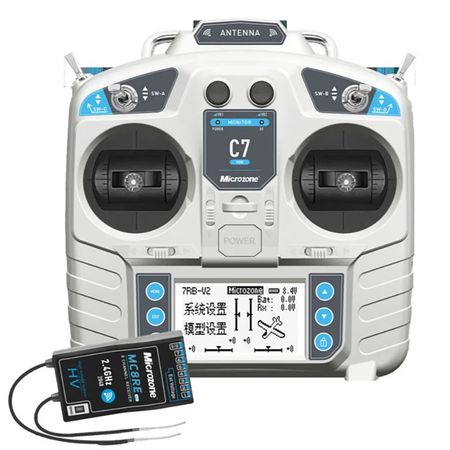 MC7 2.4GHz FHSS 8-Channel Radio W/LCD Screen
