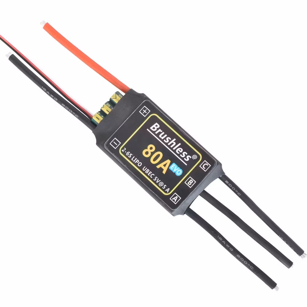 80 amp BL 2-6 celler ESC