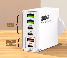 USB PD 200 watt nettadapter