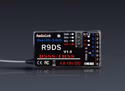 Radiolink R9DS 2,4 GHz DSSS & FHSS SBUS/PWM mottaker
