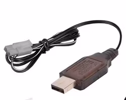 8,4 volt 250 mA USB lader for NiCad og NiMh batteri