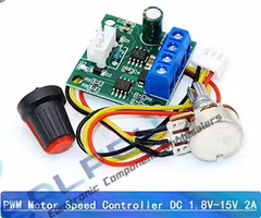 DC regulator 2 amp 1,8 - 15 volt DC