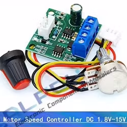 DC regulator 2 amp 1,8 - 15 volt DC