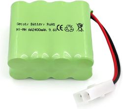 9,6 volt 700 mAh NiMh batteripakke
