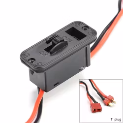 Batteribryter XT hunn/XT han med ladekontakt