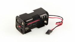 Batterikassett servo plugg 4 stk AA batterier