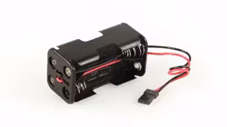 Batterikassett servo plugg 4 stk AA batterier